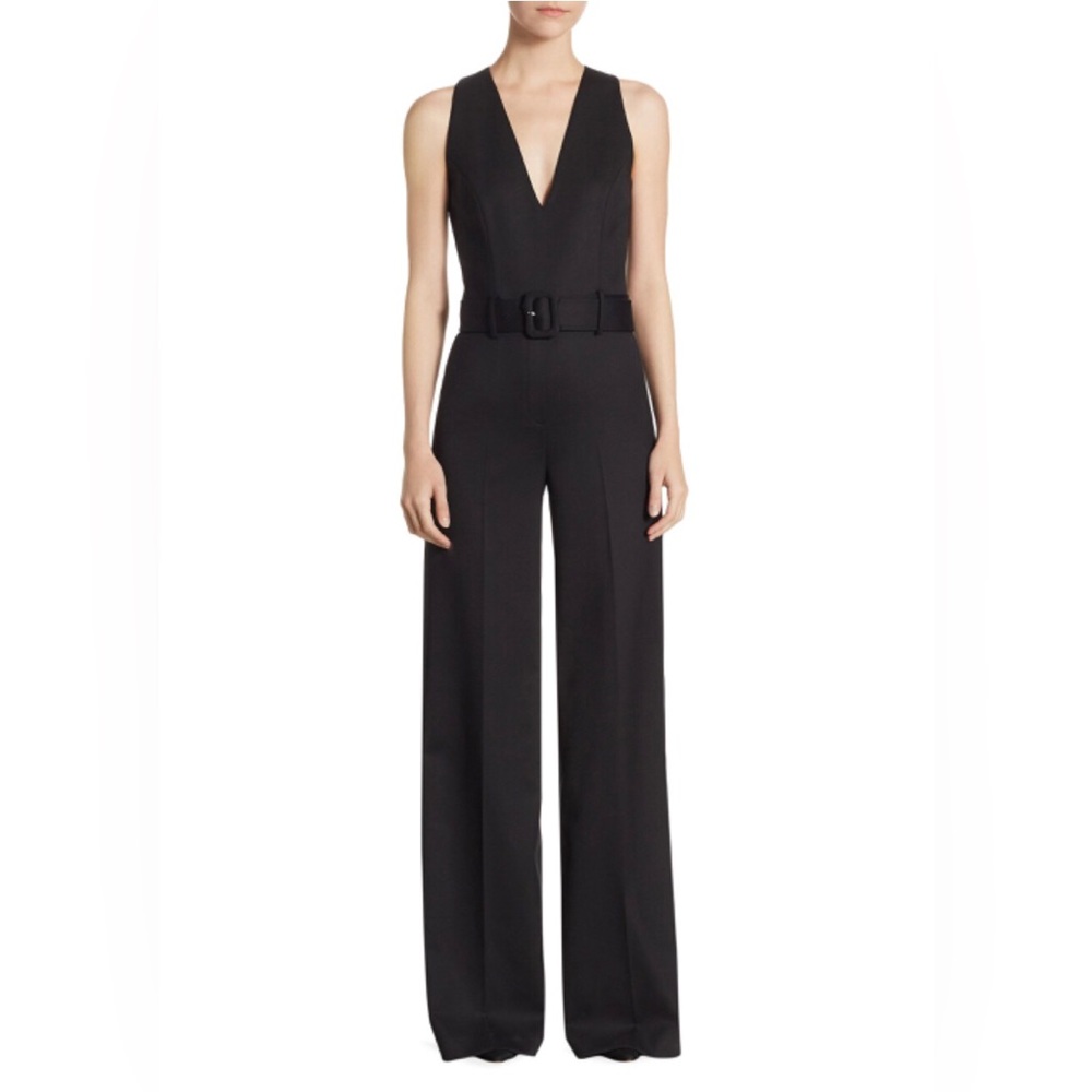 Theory Woman Anieksa Crepe Jumpsuit Black . Size 8